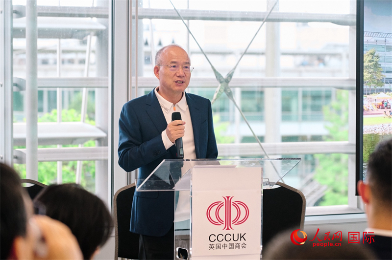 复星国际董事长郭广昌发表讲话。杨浩鹏摄